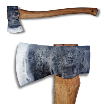Troll - handmade camp axe with hardened shank